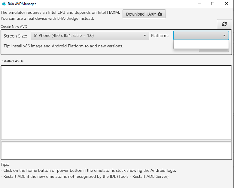 AVD Create Problem.png