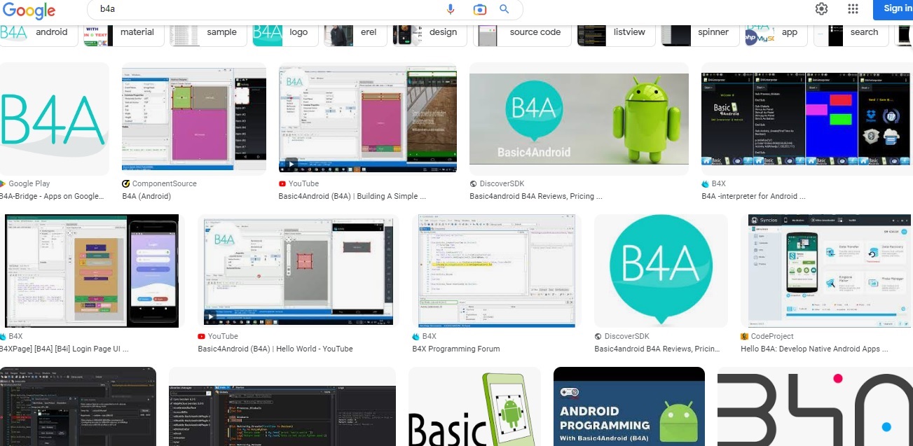 How to get the search results from Google Images.... | B4X Programming Forum