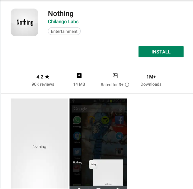 Nothing – Apps on Google Play