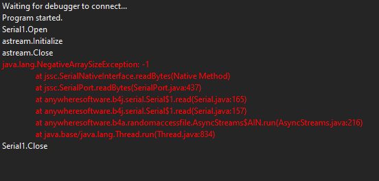 Warning in the log.png