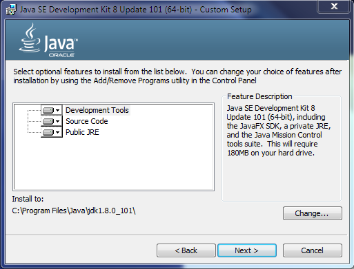 Java version 8 update 101 64 bit download